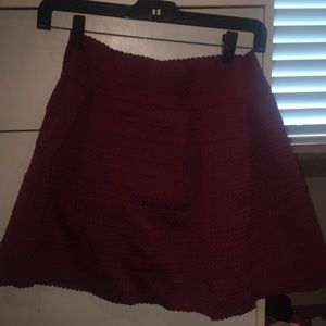 Maroon/burgundy skirt